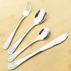 Spoon Fork Knife Utensils Set Stainless Steel Cutlery Teaspoon Food Feeding Kids Learning Eating Habit Children Tableware