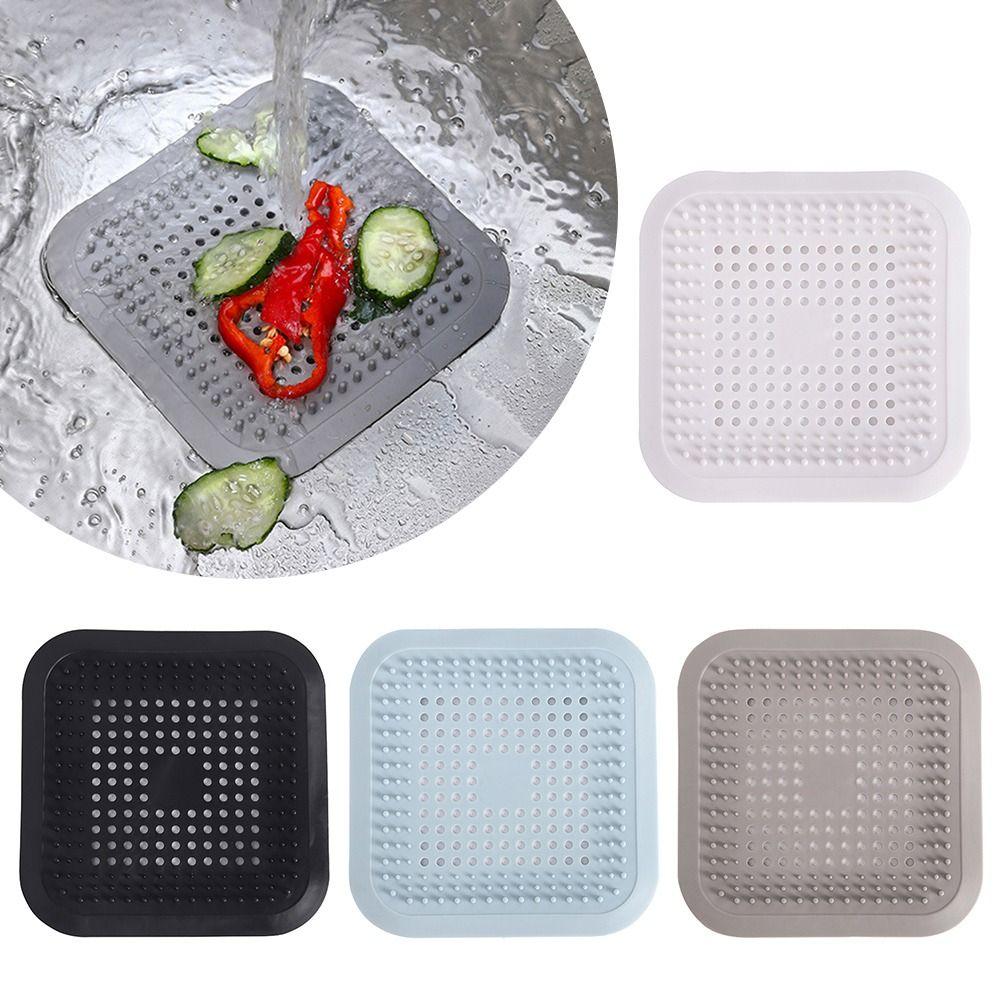 Leakage-proof Floor Drain Cover Silicone Sink Hair Filter Practical Sewer Deodorizer Bathroom