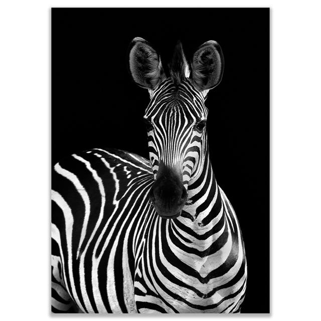 Черно-белые настенные постеры с животными, принт, носорог, жираф, зебра, лев, слон, холст, картина, настенное искусство, декоративные домашние фотографии