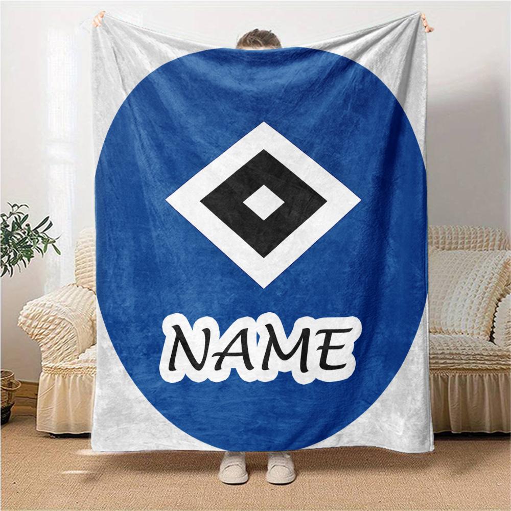 Custom Name Brentford Football Club Crest blanket for Couch & Bed, Plush Cozy Fuzzy Blanket Super Soft & Warm Blankets for Fall and Winter. 0908237