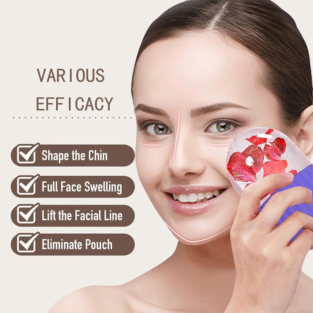 Silicone Ice Cube Mold For Women Facial Massage Remove Eye Puffiness Tighten Ice Roller Reusable Pain Relief Skin Lifting Tool