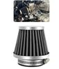 Air , Air Filter, Power Filter, For Motorcycles, Stainless Steel, Mesh, With Band, Chrome
