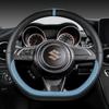 Чехол на руль автомобиля из микрофибры D-образной формы 38 см для Suzuki Swift 2017 2018 Sport Auto Accessories