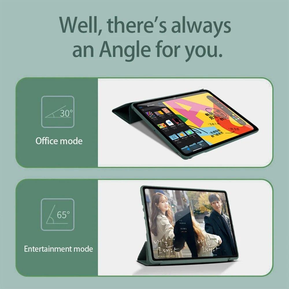 Кожаный чехол-планшет для Samsung Galaxy Tab S11 S10 12.4 S7 FE S7 S8 S9FE Plus S6 S10 Lite A7 A8 Флип-кейс Силиконовый Мягкий Ударопрочный Защитный Чехол