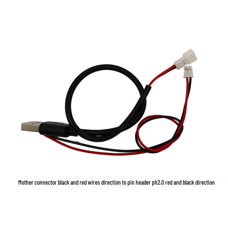 USB-кабель для зарядки с разъемами XH2.54 и PH2.0 JST (мама)