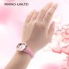 Girls Ladies Leather Luminous Watch Watch, Watch, Women's Watch, Fashion, Popular, Cute, Band, Quartz, Girls' (Pink)