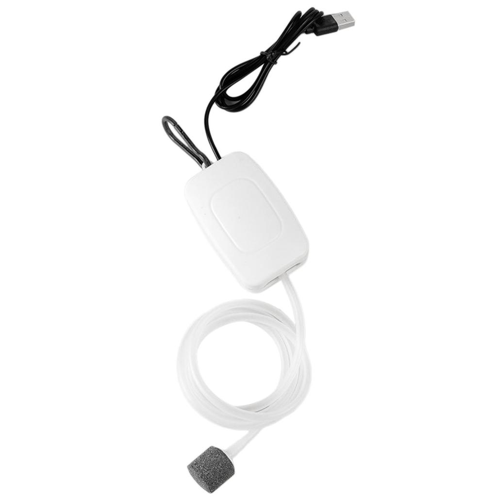 Аквариумный электрический воздушный насос USB Портативный Бесшумный Мини аквариумный воздушный насос для аквариума Одно отверстие