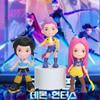 Набор из 3 фигурок K-pop Охотники на демонов - Дерпи Тигр Руми Мира Зои Сасси Коллекционный набор кукол для фанатов Подарок