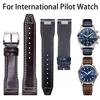 20 мм 21 мм Ремешок с Быстросъемным Механизмом Для IWC Pilot Mark XVIII Le Petit Prince Spitfire Замена Кожаного Ремешка Для Часов