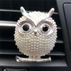 Сова из искусственного жемчуга, вентиляционное отверстие, автомобильный освежитель, аромат, зажим для духов, декор