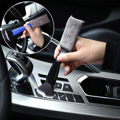 Щетка для чистки вентиляционных отверстий автомобиля - Мягкая щетина для удаления пыли из салона