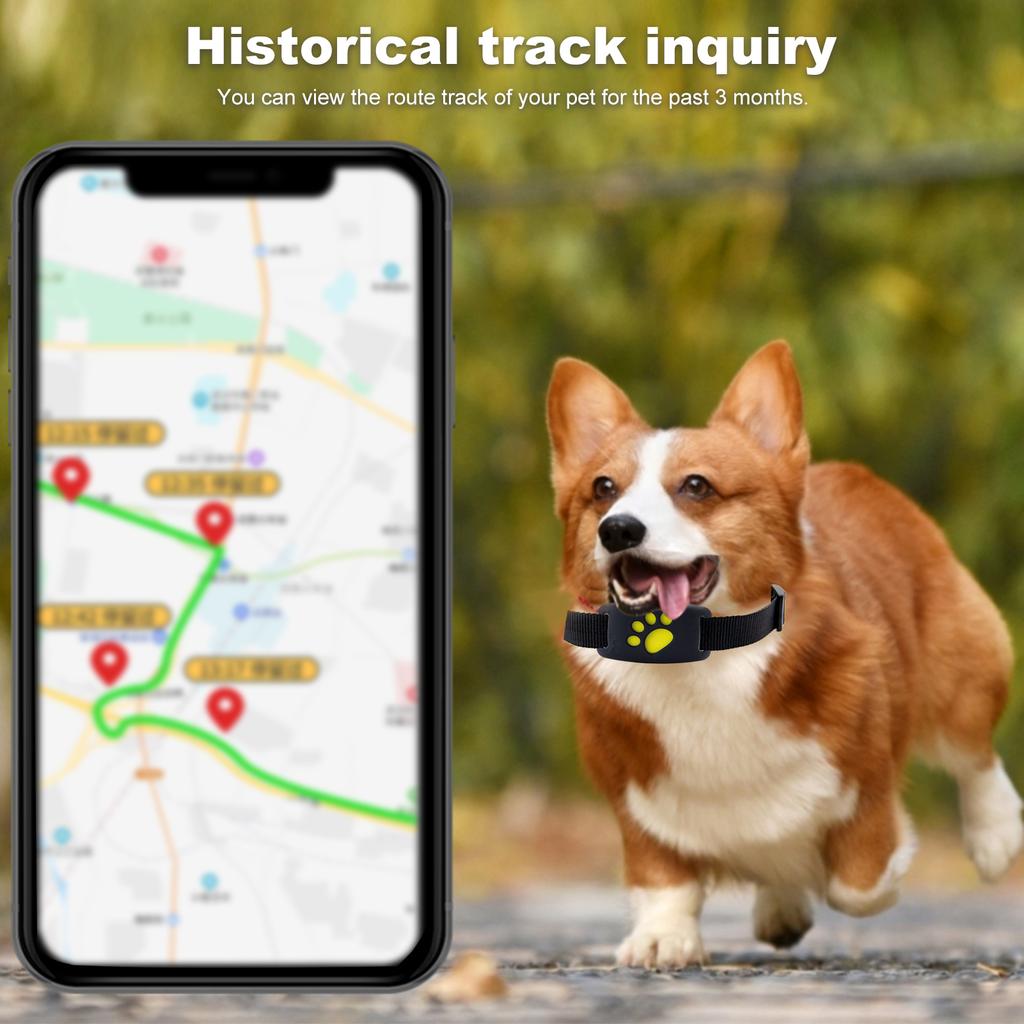 GPS-трекер для обнаружения домашних животных, устройство для защиты от потери домашних животных, водонепроницаемый ошейник для отслеживания собак