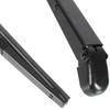 Fiat Doblo 2001- rear wiper arm + blade METAL version with FLAP