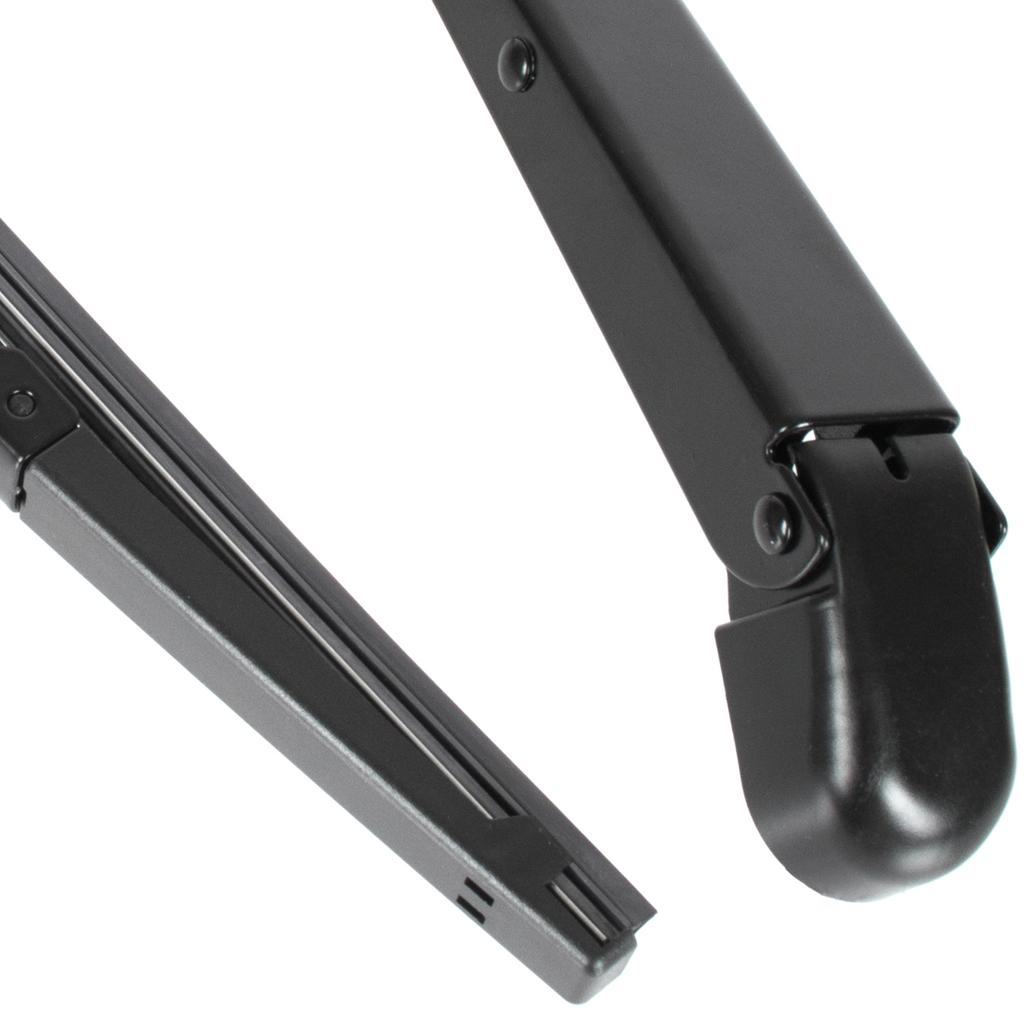 Fiat Doblo 2001- rear wiper arm + blade METAL version with FLAP