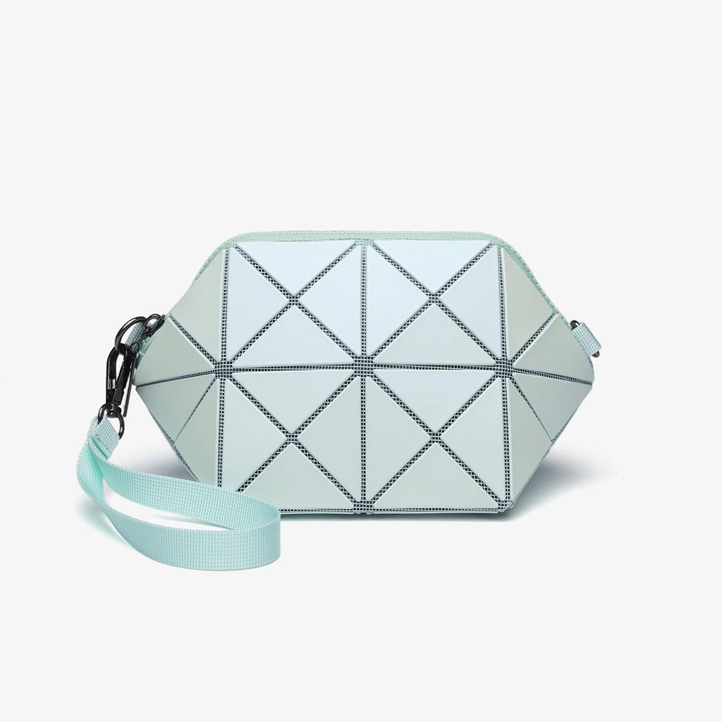 2025 Геометрическая ромбовидная сумка кроссбоди-ракушка с кошельком для монет