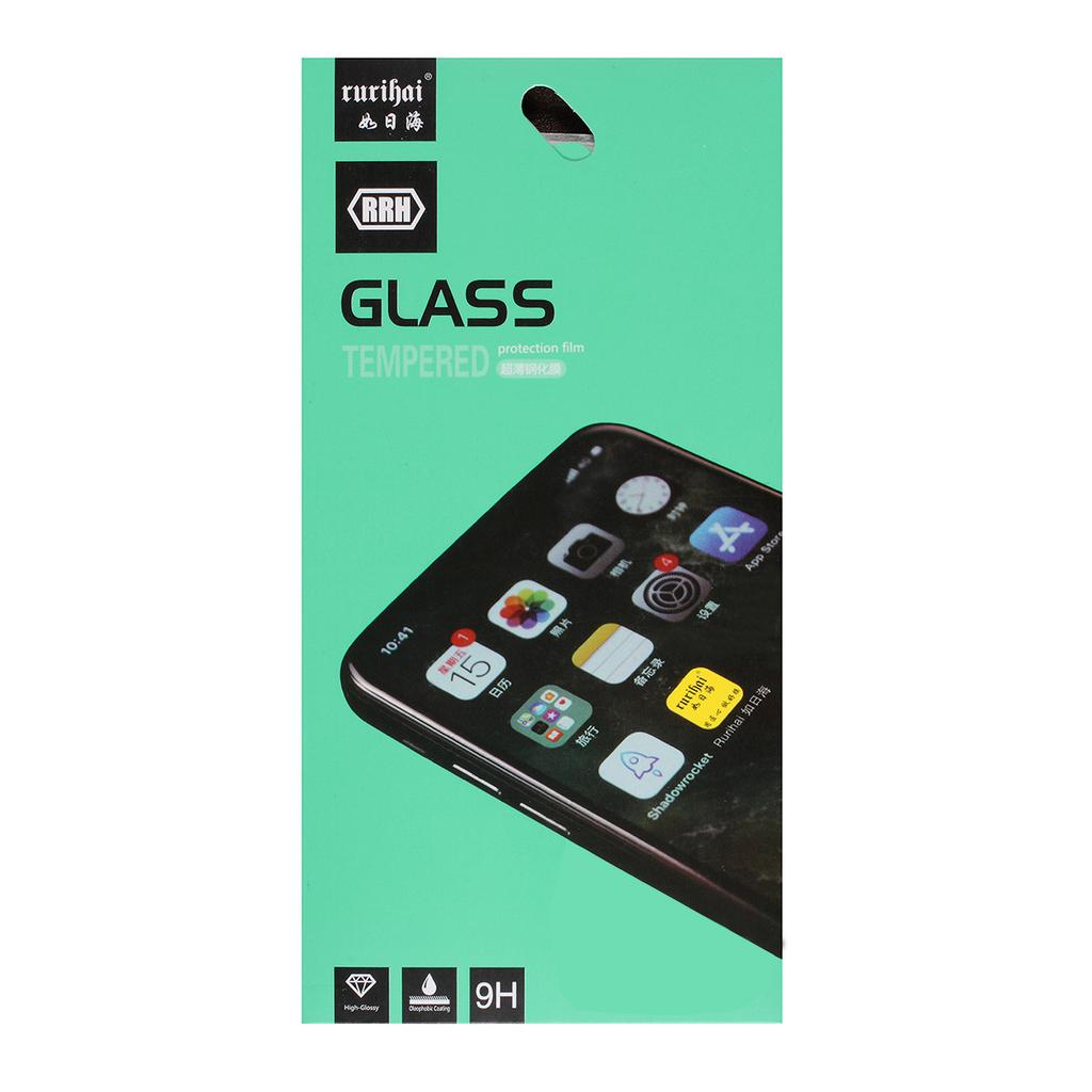RURIHAI Secondary Hardening Tempered Glass Screen Film 0.26mm Full Glue 2.5D Anti-Scratch Screen Protector for Oppo Reno7 5G (China)