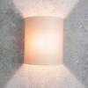Applique Murale - Alice - Tissu Blanc - 1 Ampoule E27 - 60W - Design Moderne