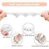 2 Pairs Silicone Toe Spreaders for Bunion Relief & Toe Alignment - Hallux Valgus Corrector