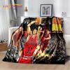 Мягкое плюшевое одеяло с рисунком аниме Slam Dunk, фланелевое одеяло для гостиной, спальни, кровати, дивана, чехол для пикника Bettdecke