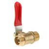 12mm Brass Full Port Hose Connector Pipe Fittings Ball Valve Pipe Male to Male Thread Switch