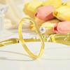 CMM Simple Geometric Korean Golden Cubic Zirconia Bracelet Bangle Artificial Pearl Party Wedding Women's Jewelry Accessories