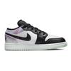 Детские кроссовки Air Jordan 1 Low SE GS Tie Dye White Mint-Foam Black DQ2514-100
