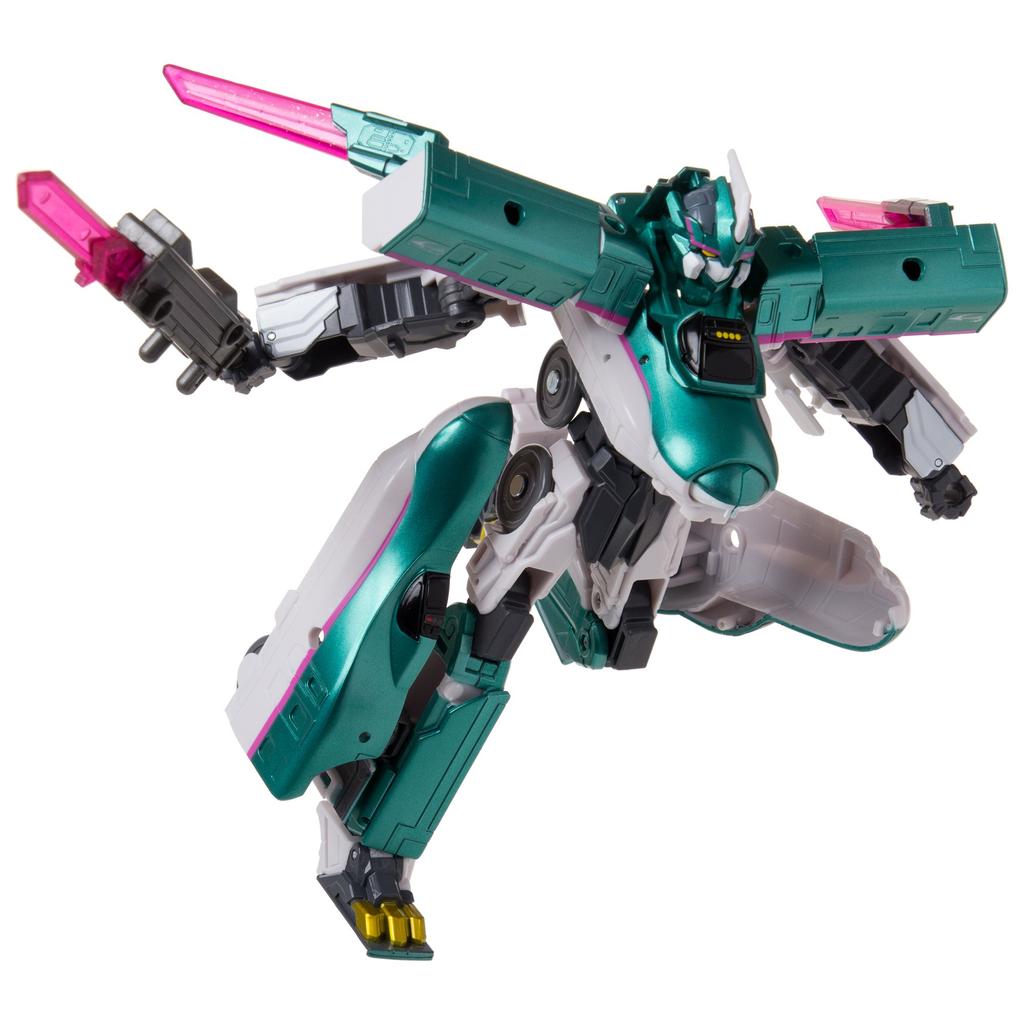 Plarail Shinkansen Трансформационный робот Shinkalion DXS01 Shinkalion E5 Hayabusa