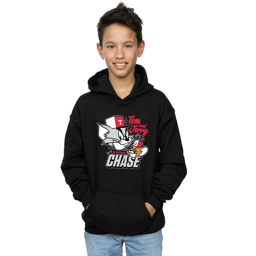 Tom and Jerry Boys Cat & Mouse Chase Hoodie