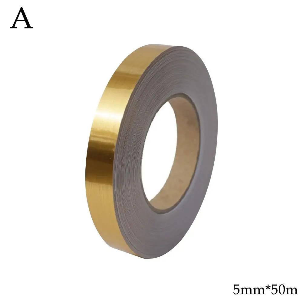 50 м самоклеящиеся наклейки для напольной плитки водонепроницаемая лента для герметизации стен полоса напольная плитка красивая наклейка на швы для напольного декора G6E2