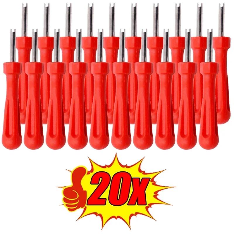 1-20 шт. Инструмент для снятия и установки золотника шины, Инструмент для снятия, Инструменты для ремонта шин автомобиля, велосипеда, мотоцикла, Гаечный ключ, Отвертка