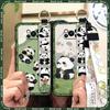 Soft Case Wristband Phone Case For Xiaomi Poco X3 NFC/X3 Pro Durable Kickstand Phone Holder Ring Wrist Strap Cute Panda