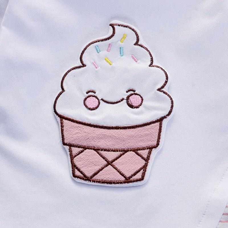 Футболка и шорты для маленьких девочек