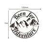 Mountain Born for Adventure Автомобиль Караван Кемпер Грузовик Наклейки Украшение