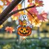 Хэллоуин Ловец солнца Витражное окно Подвеска Ловец света Украшения Акриловый Призрак Черный кот Поделка для декора стены окна