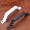 2Pcs Elegant Sliding Barn Door Handles 6.10Inch Aluminum Alloy Pull Accessory for Kitchen Cabinets and Furniture Door