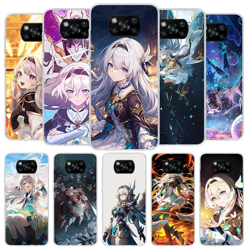 Чехол для телефона Honkai Star Rail Firefly для Xiaomi Poco F7 Ultra X7 X6 X5 Pro M7 Redmi 15C 15 13C 13 12C 12 10C 10 9A 9C 9T 9