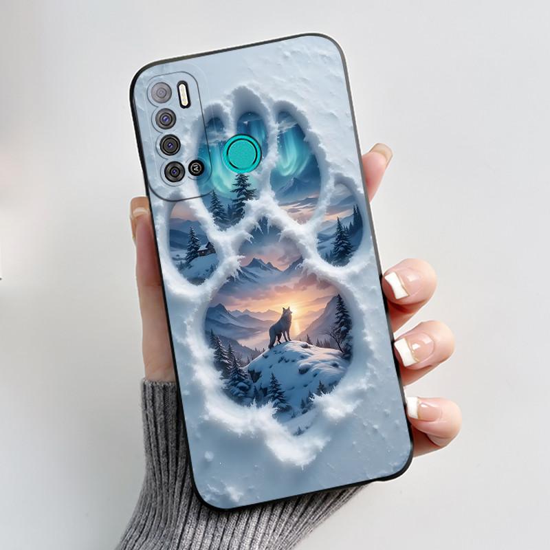 Для Tecno Pouvoir 4 Pouvoir 4 Pro LC7 LC8 Чехол Роскошный Милый Кролик с Сердечками Смешной Чехол для Телефона Черный Силиконовый Защитный Задний Чехол
