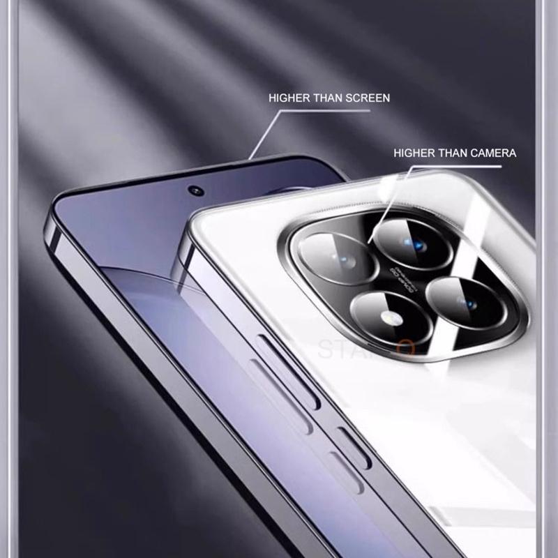 Note14 14pro Plating Transparent Case For Xiaomi Redmi Note 14 Pro Plus 4g g Soft Silicone Clear Back Cover Note14pro