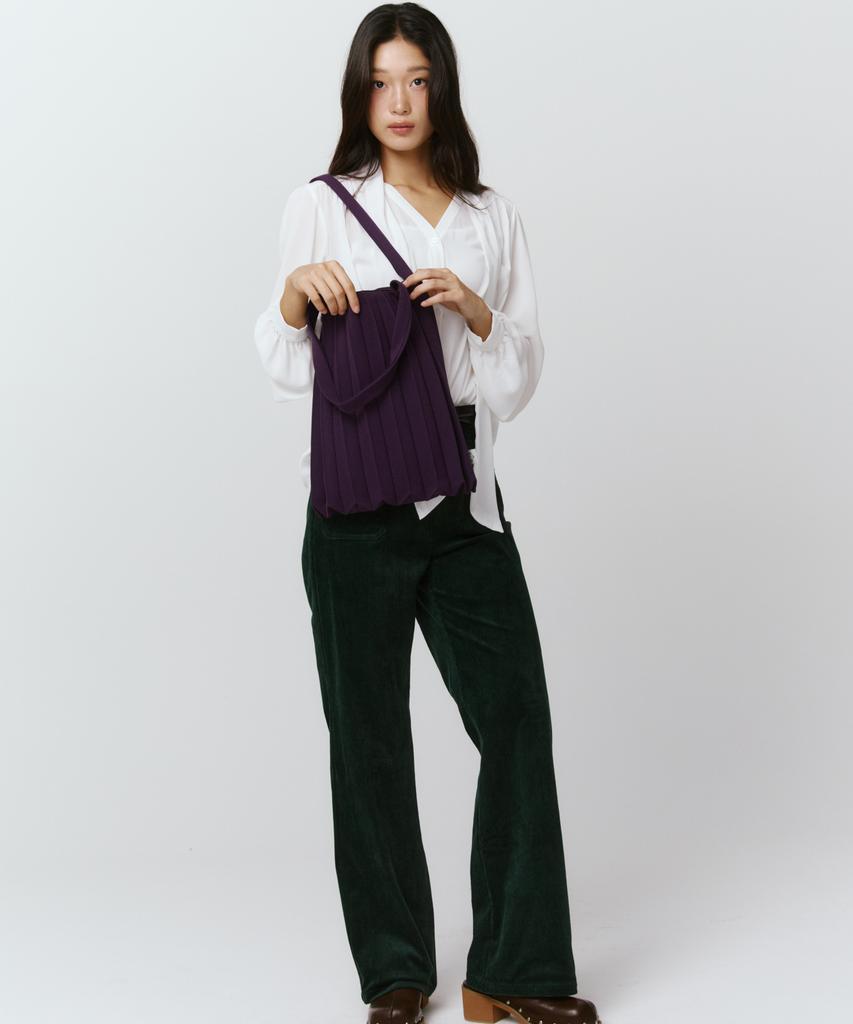 Новая сумка через плечо Pleatsmama Глубокий фиолетовый