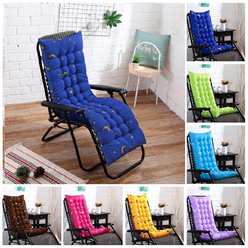 Толстая мягкая подушка для спинки шезлонга для патио для садовых кресел-качалок и скамеек