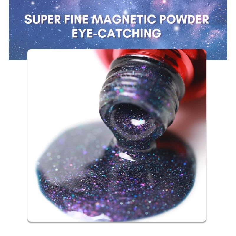 Универсальный цветной клей «кошачий глаз» Клей для лака для ногтей Laser Rainbow Glare Spar Rainbow Cat's Eye