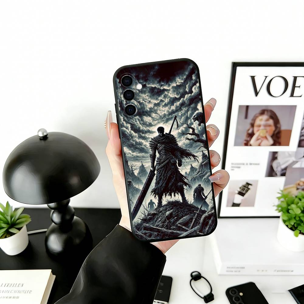 Крутой Популярный Чехол Для Телефона С Комиксом B-Berserk Для Samsung Galaxy A73,A72,A71,A70,A53,A52,A51,Мягкий Черный Силиконовый Чехол