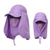 Sun Visor Quick-Drying Anti-Uv Hat Summer Unisex Sun Hat Sun Protection Removable Breathable Fishing Hat