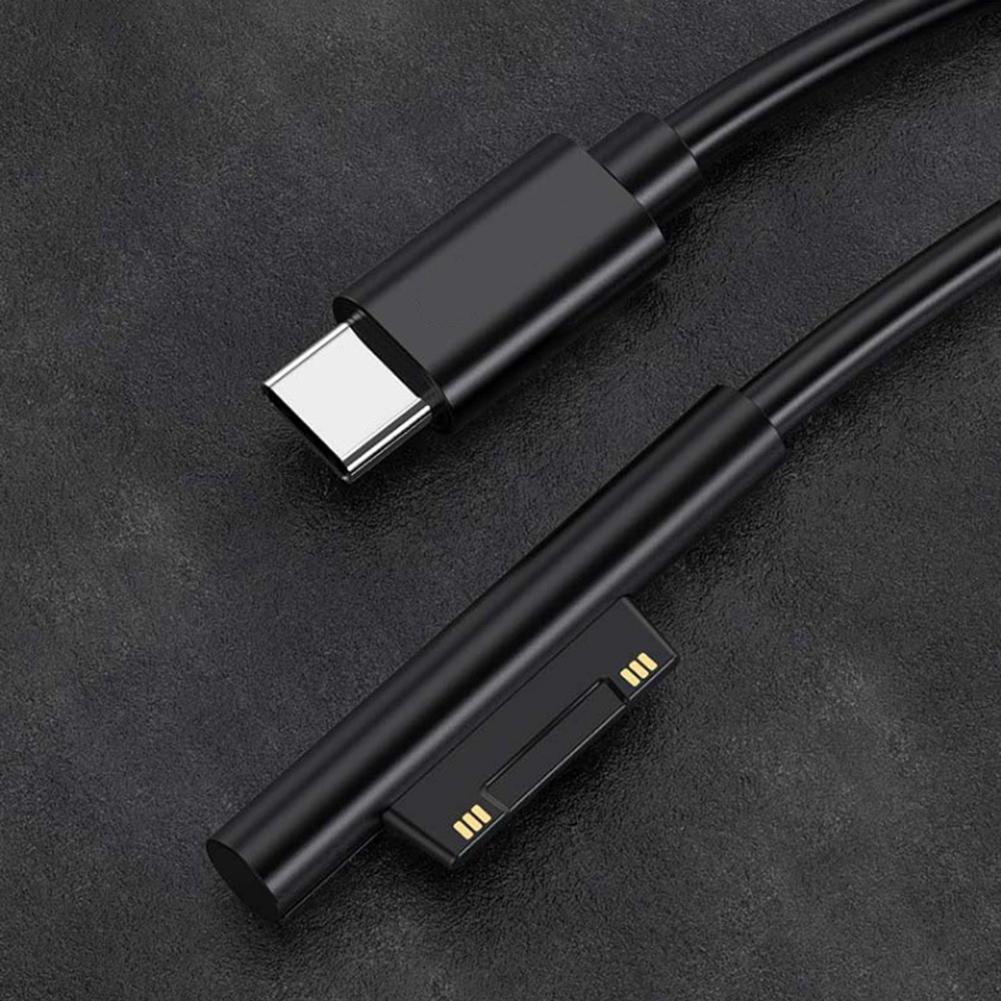 Кабель-адаптер USB Type C для быстрой зарядки PD для Microsoft Surface Pro