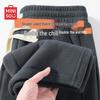 Мужские теплые флисовые спортивные штаны прямого кроя MINISO