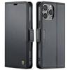 Чехол для iPhone 16 Pro Max 16 Plus с держателем для карт, Кошелек-чехол с RFID-защитой, Прочная кожаная подставка, Магнитная застежка