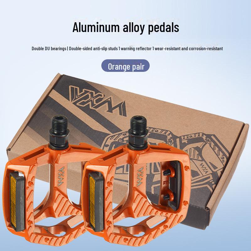 Aluminum Alloy Double DU Bearing Bicycle Pedals for Mountain and Road Bikes
