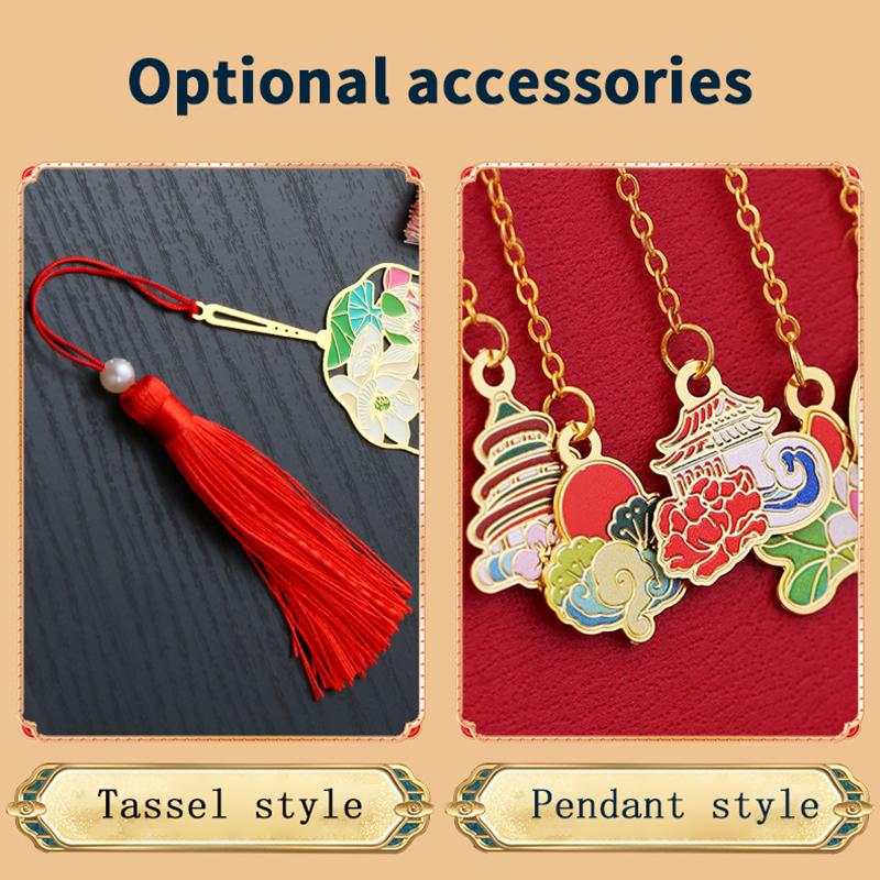 1 шт., металлическая закладка в стиле ретро с цветочным рисунком, полая бронзовая закладка с кисточкой, канцелярские принадлежности, подарки для книжного клуба, читателя