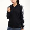 Adidas Essential 3-Stripes Zip Hoodie Women Jackets Black GL6053