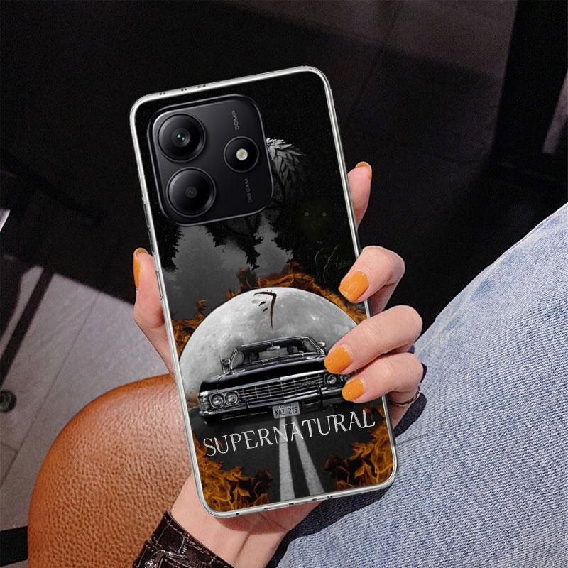 Angel Castiel Supernatural Phone Case For Xiaomi Redmi Note 15 14 13 12S 12 11 Pro Plus 14S 11S 11E 10 10S 11T 5G Personalized C